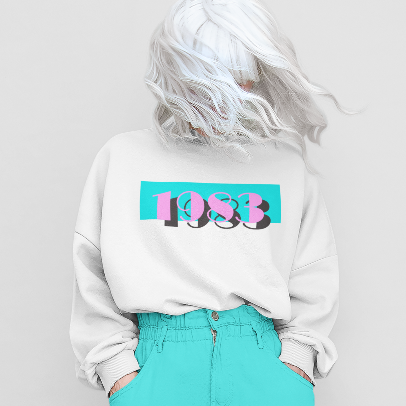 1983 Pink Skies Sweater - TalkPeng