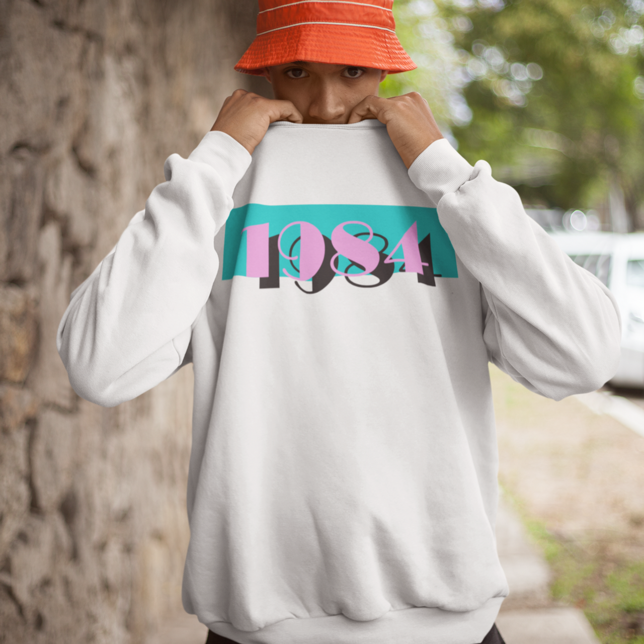 1984 Pink Skies Sweater - TalkPeng