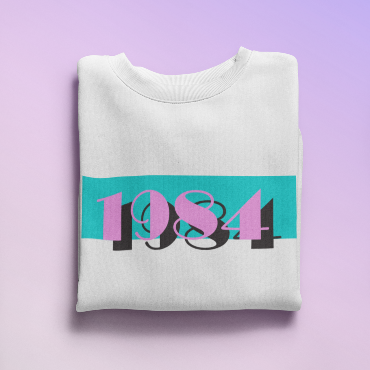 1984 Pink Skies Sweater - TalkPeng