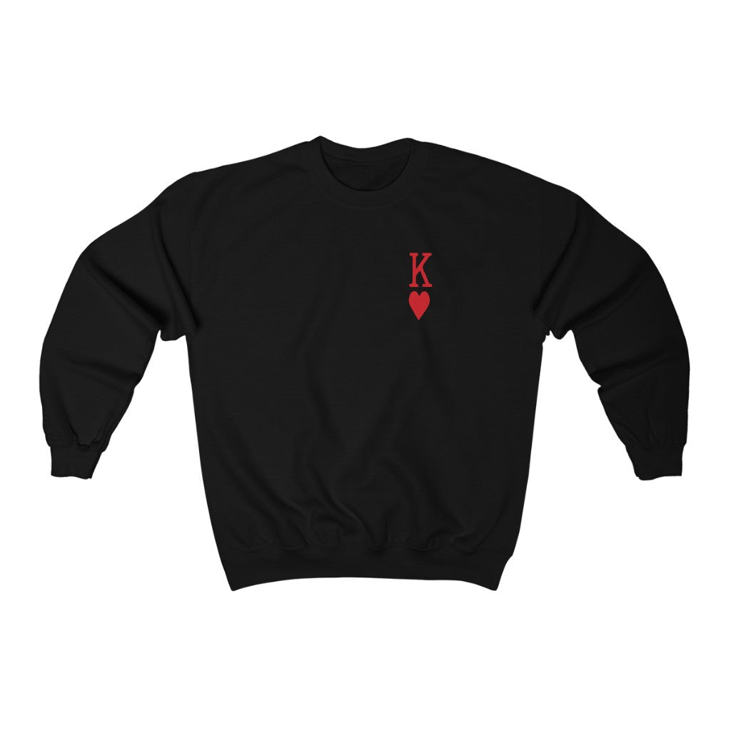 King of Hearts Unisex Sweater - TalkPeng