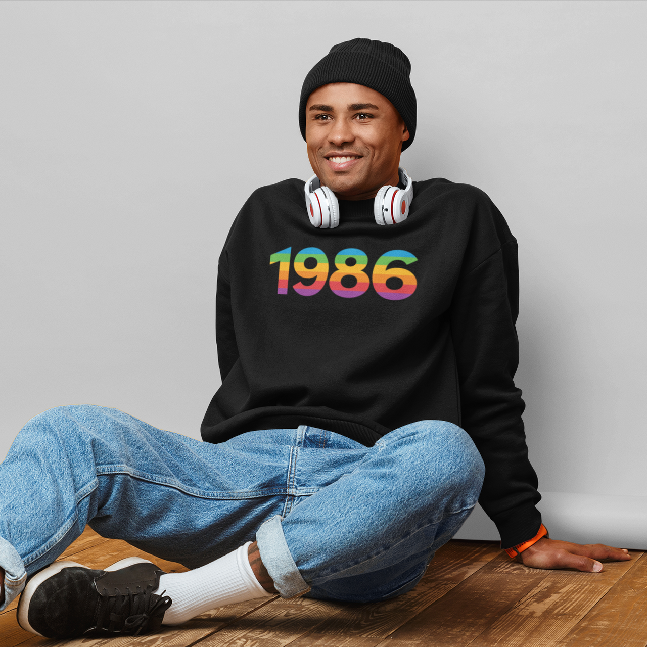 1986 'Spectrum' Sweater - TalkPeng