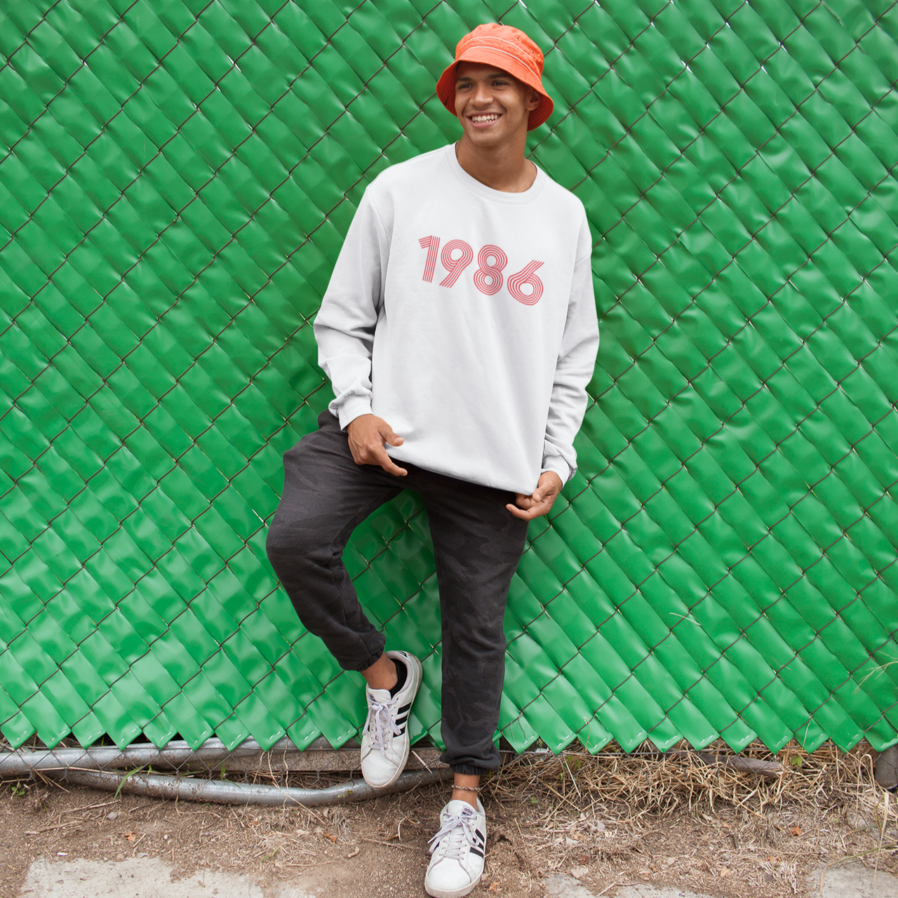 1986 Retro Red Unisex Sweater - TalkPeng