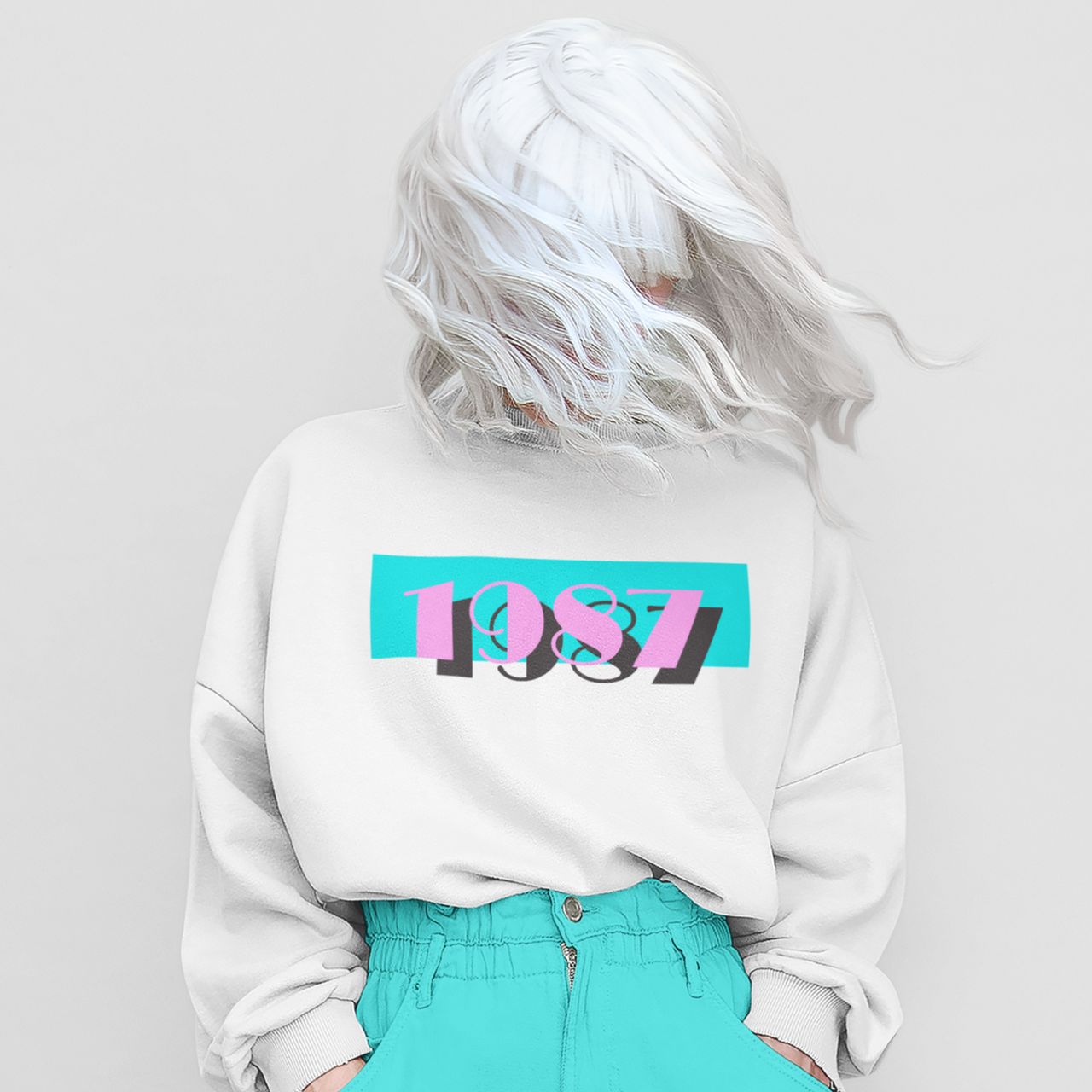 1987 Pink Skies Sweater - TalkPeng