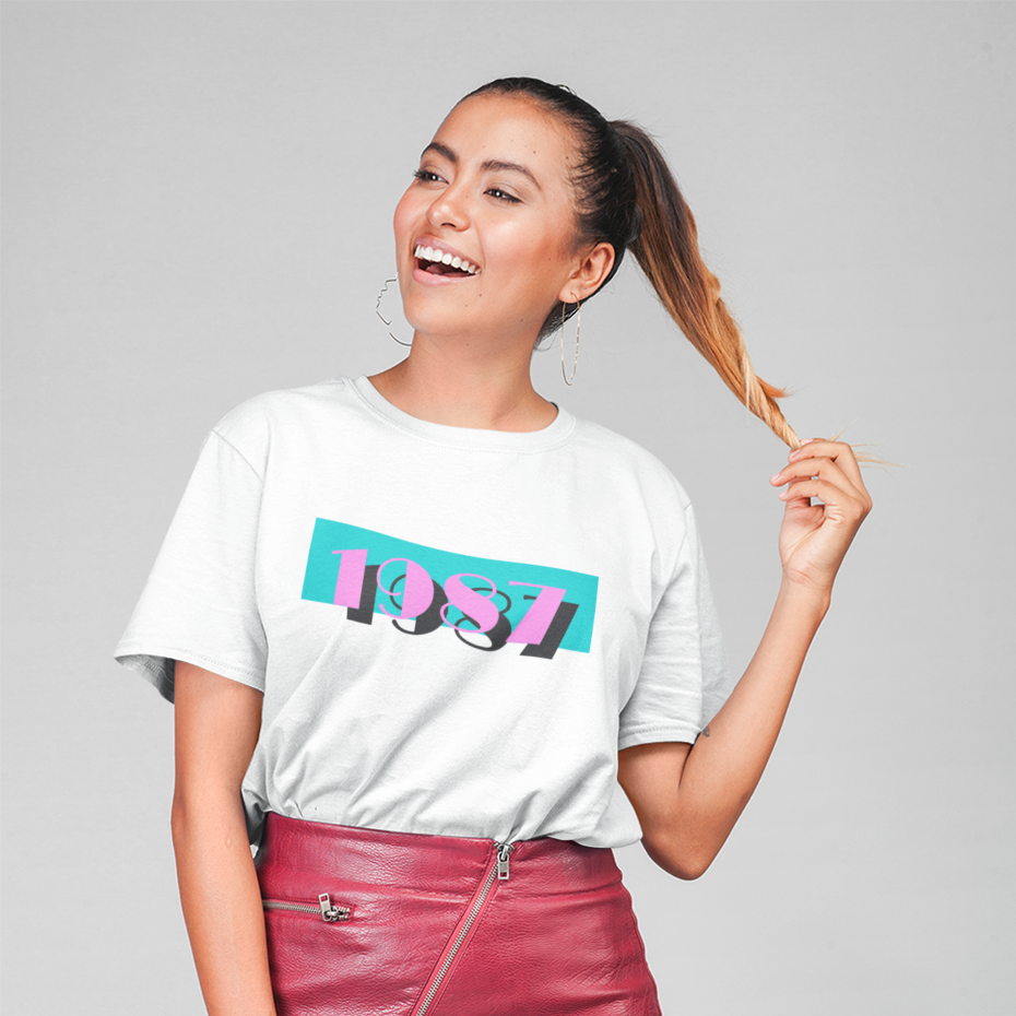 1987 'Pink Skies' Tee - TalkPeng