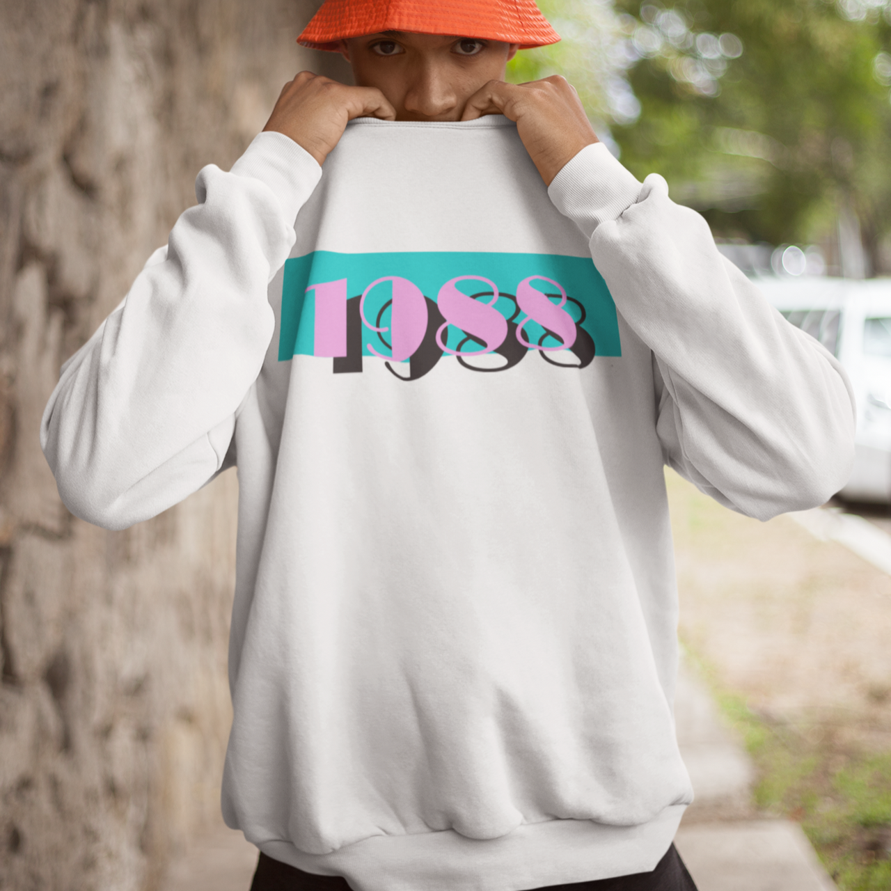 1988 Pink Skies Sweater - TalkPeng