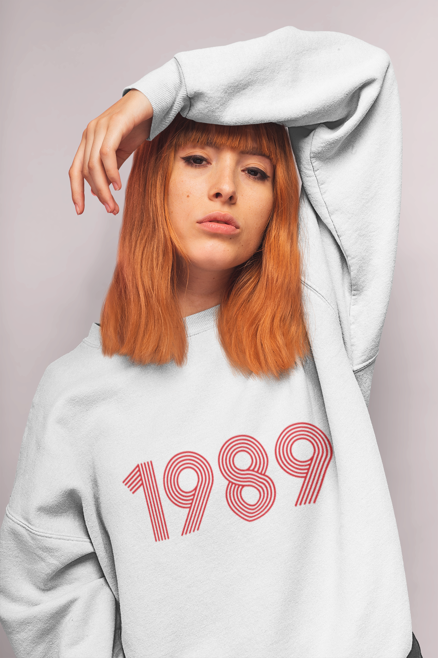 1989 Retro Red Unisex Sweater - TalkPeng