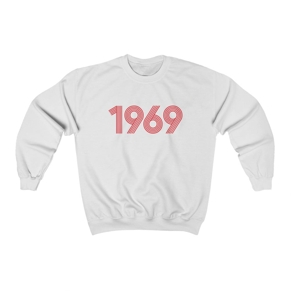 1969 Retro Red Sweater - TalkPeng