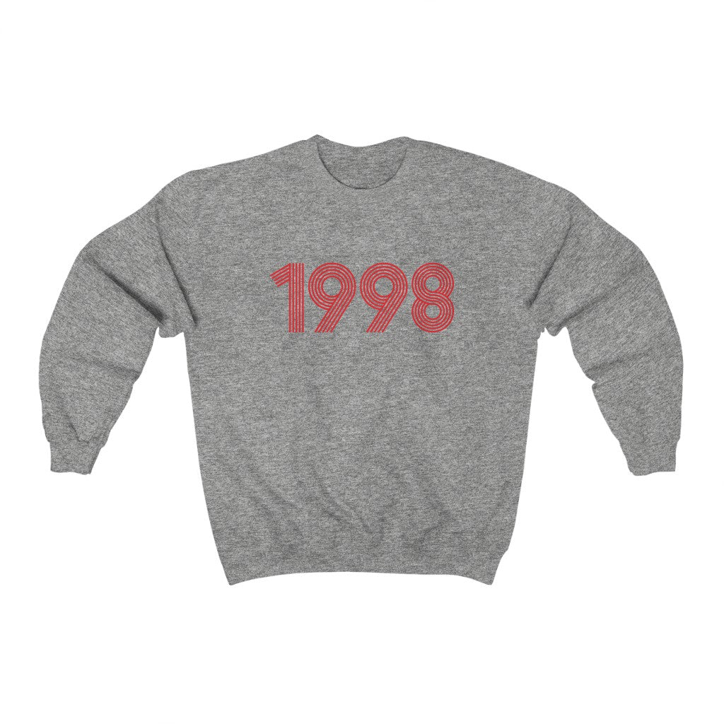 1998 Retro Red Sweater - TalkPeng