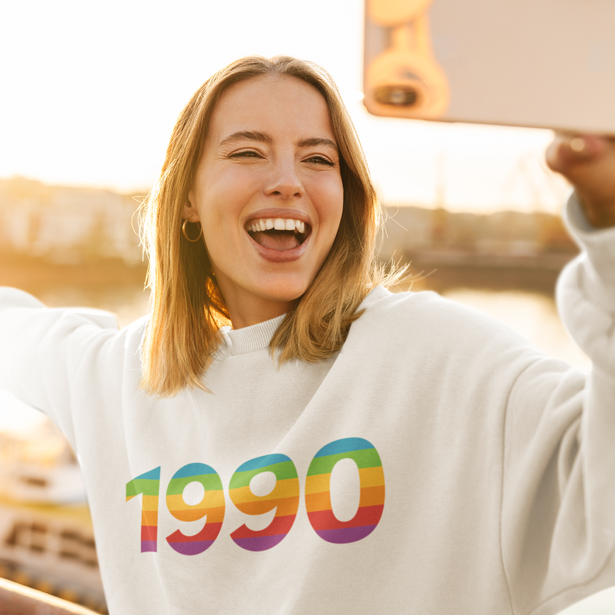1990 'Spectrum' Sweater - TalkPeng