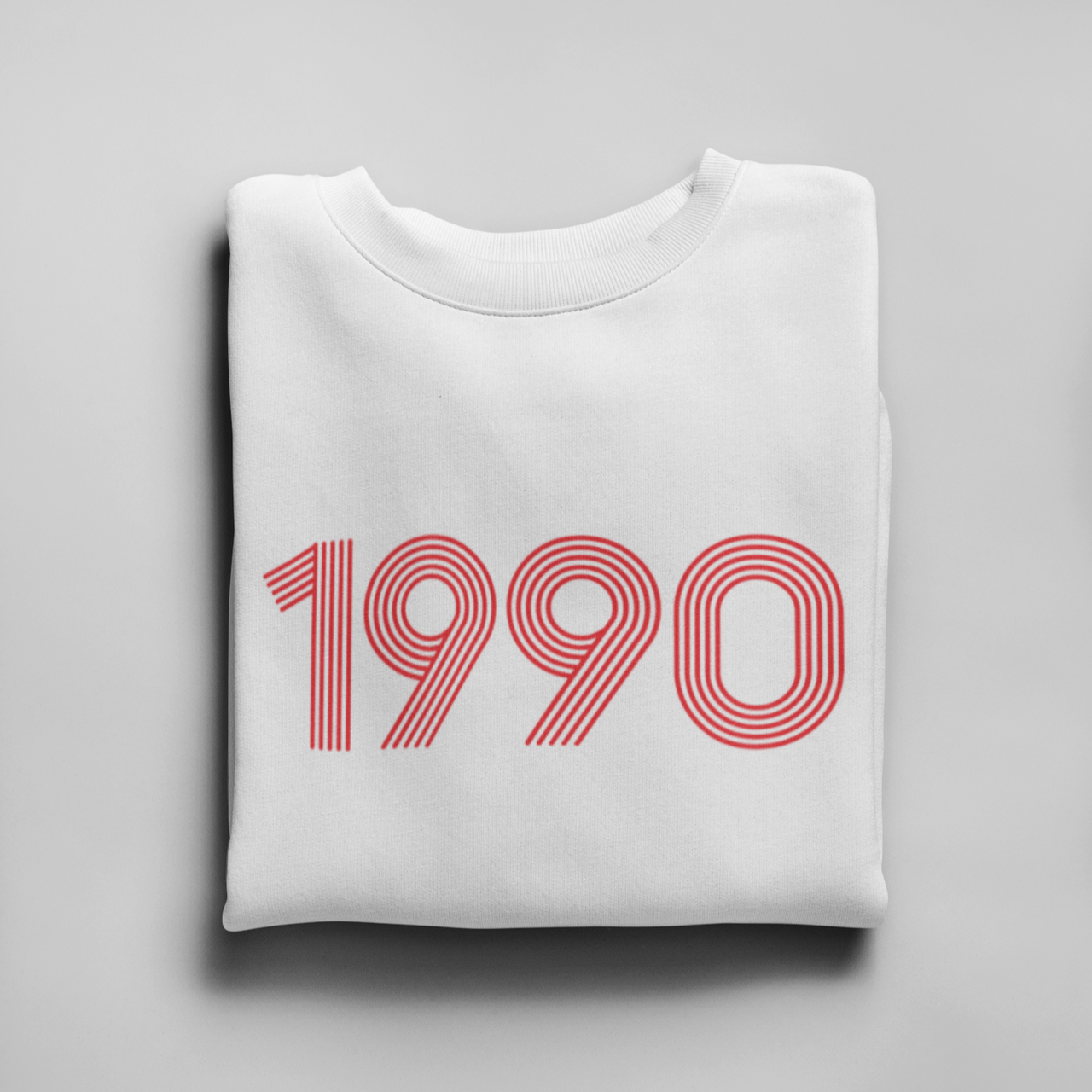 1990 Retro Red Unisex Sweater - TalkPeng