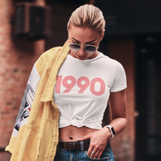 1990 Retro Red Tee - TalkPeng