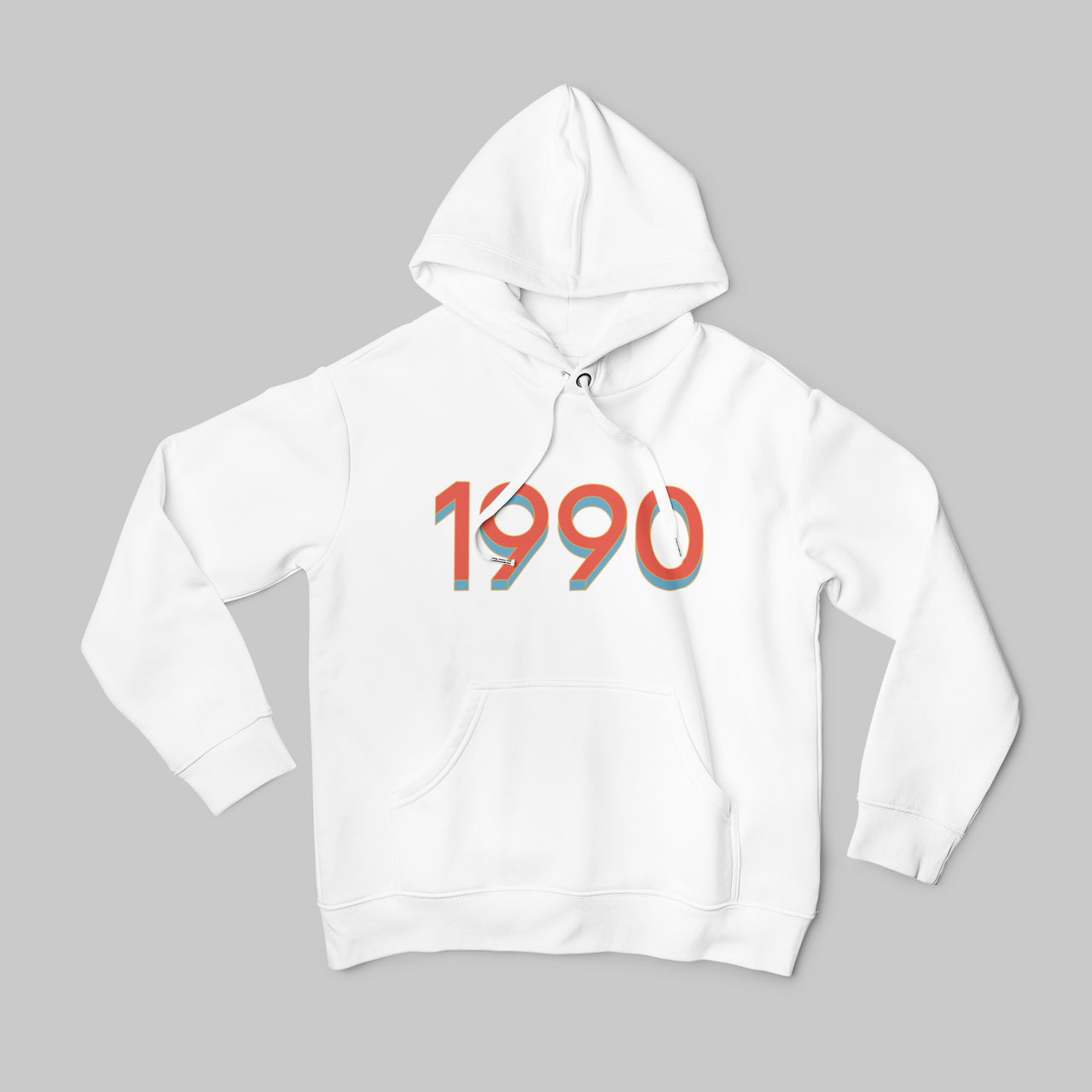 1990 'Red / Blue' Hoodie - TalkPeng