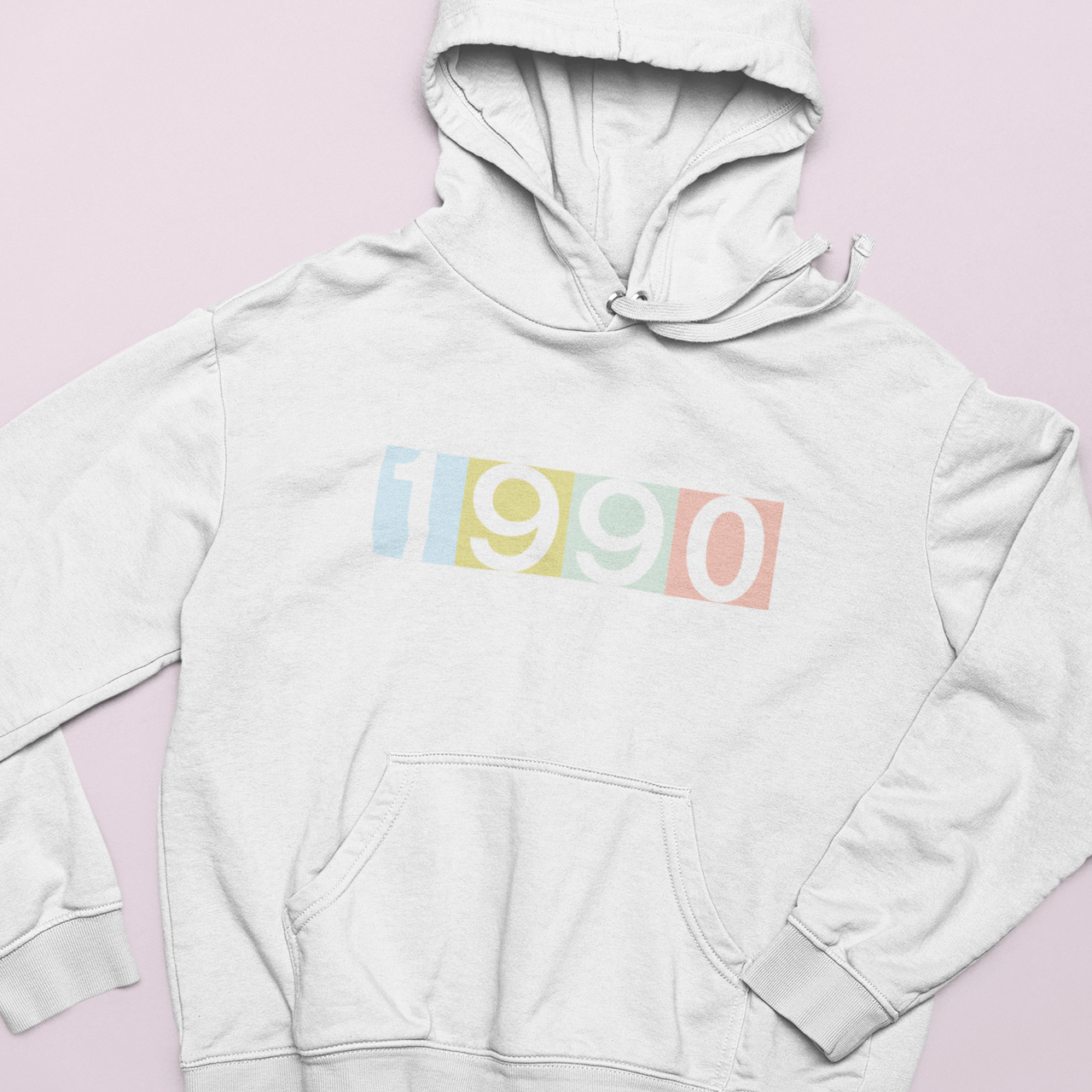 1990 'Technicolour' Hoodie - TalkPeng
