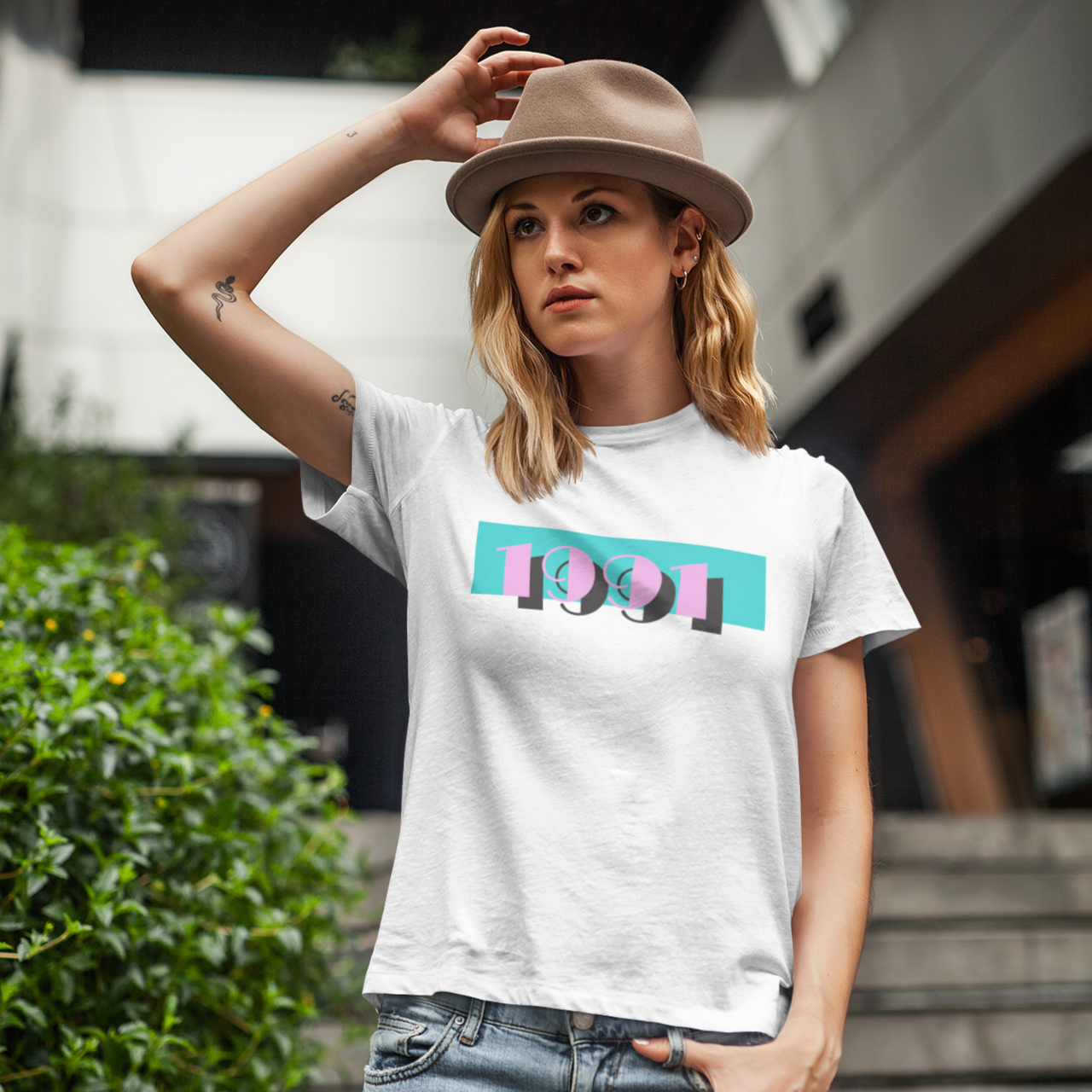 1991 Tee 'Pink Skies' - TalkPeng