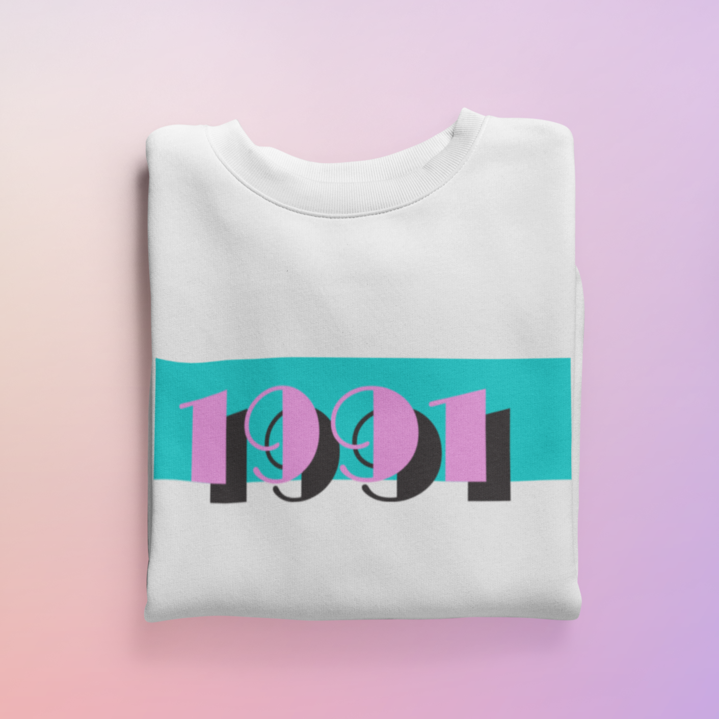 1991 Pink Skies Sweater - TalkPeng