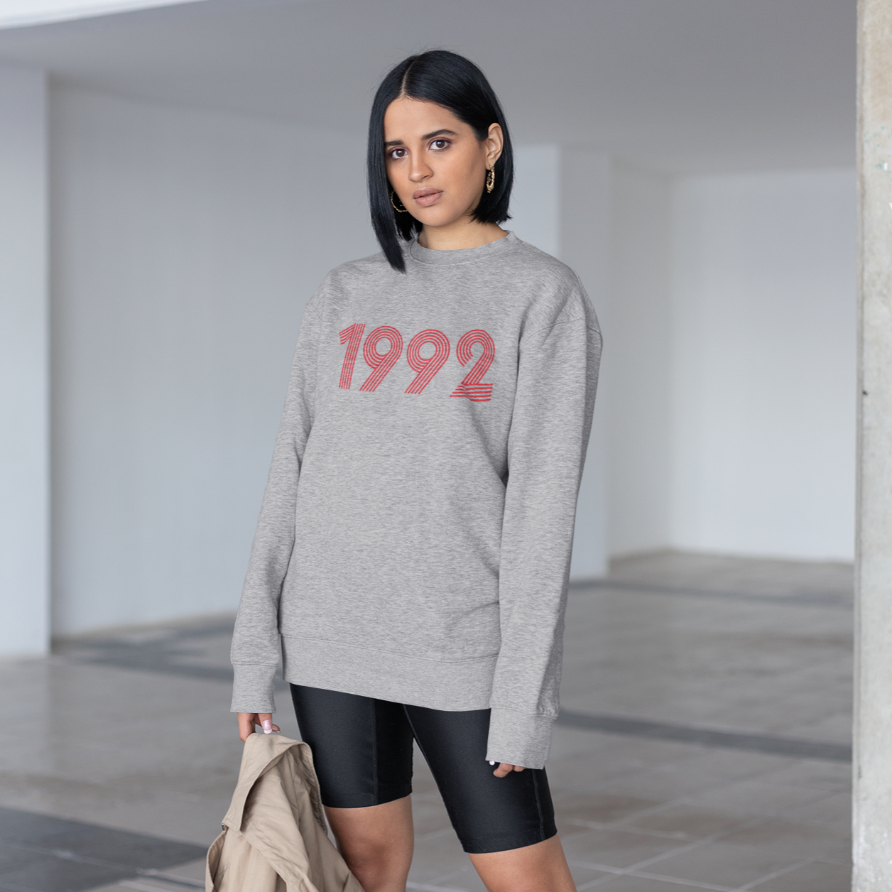 1992 Retro Red Unisex Sweater - TalkPeng