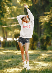 1992 Retro Red Unisex Sweater - TalkPeng