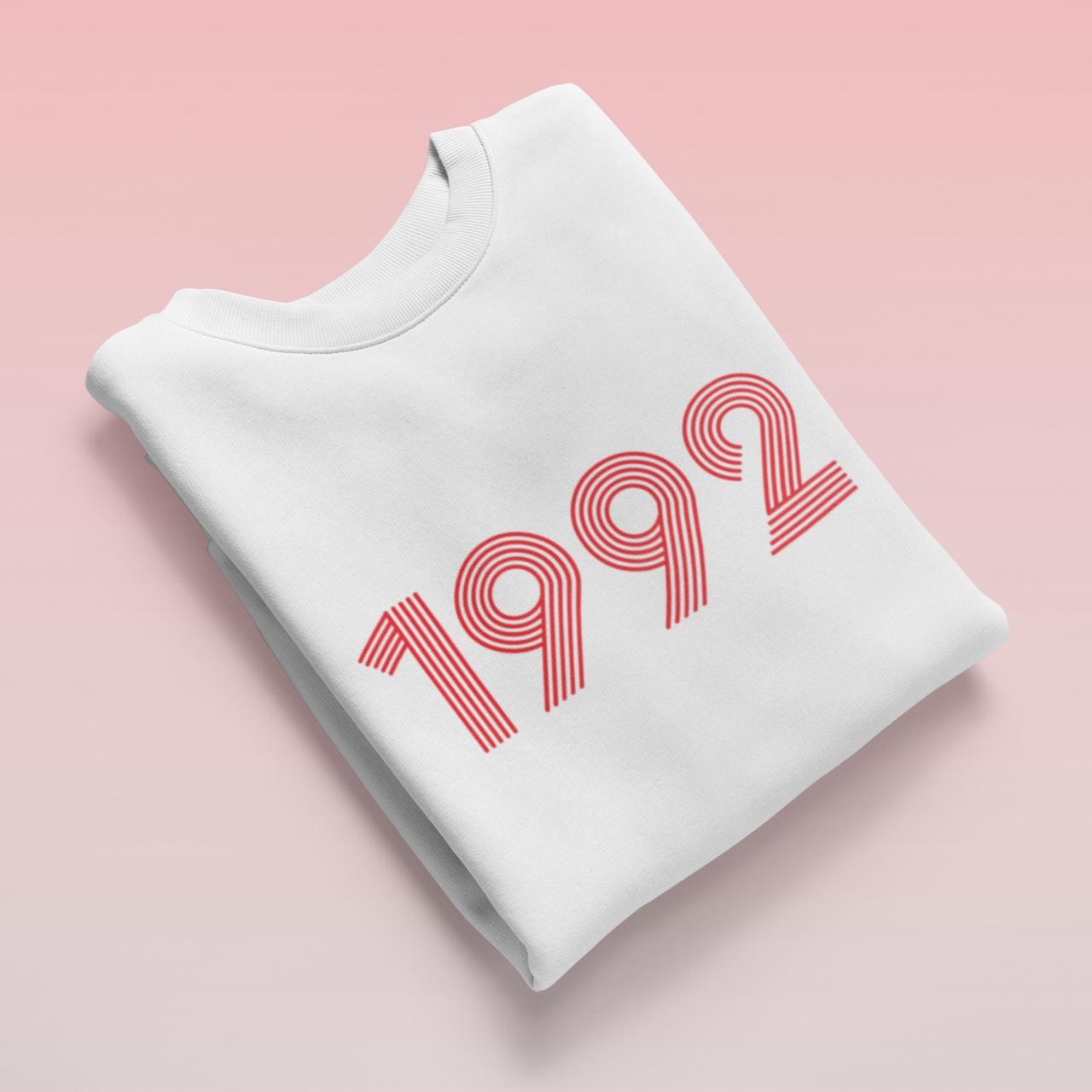 1992 Retro Red Unisex Sweater - TalkPeng