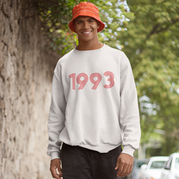 1993 Retro Red Sweater - TalkPeng