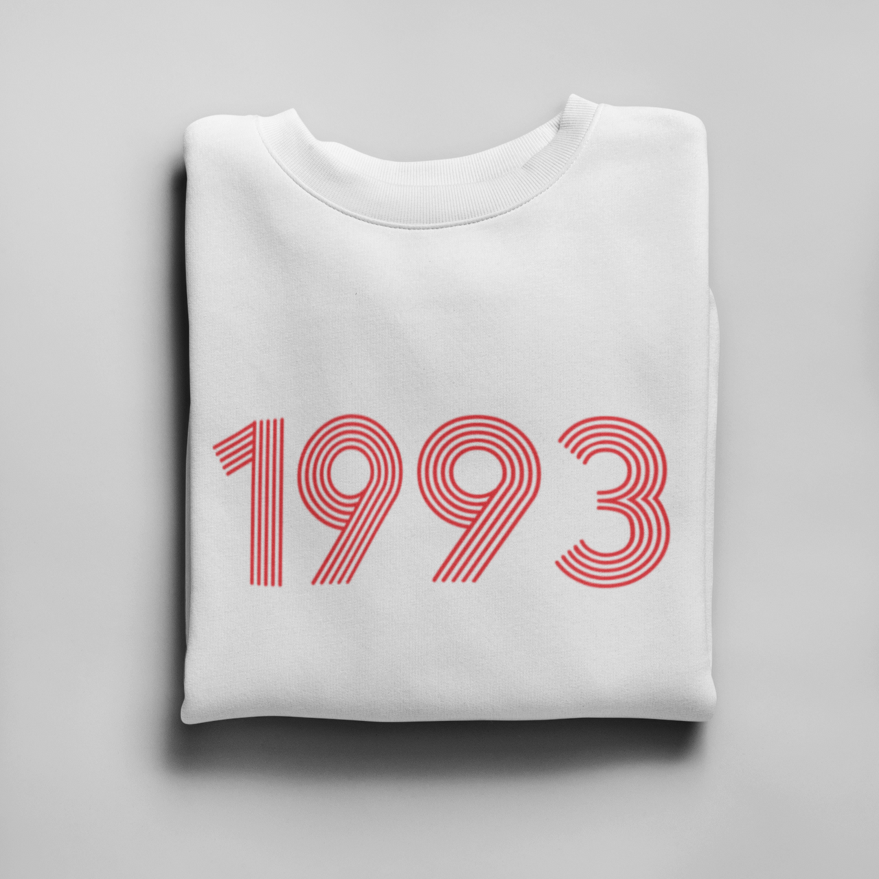 1993 Retro Red Sweater - TalkPeng