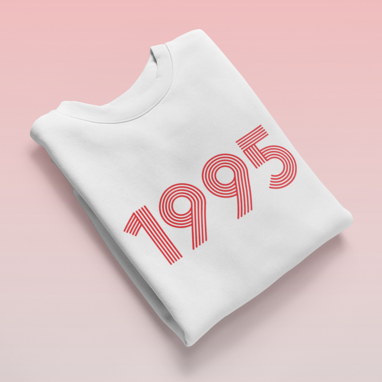 1995 Retro Red Sweater - TalkPeng