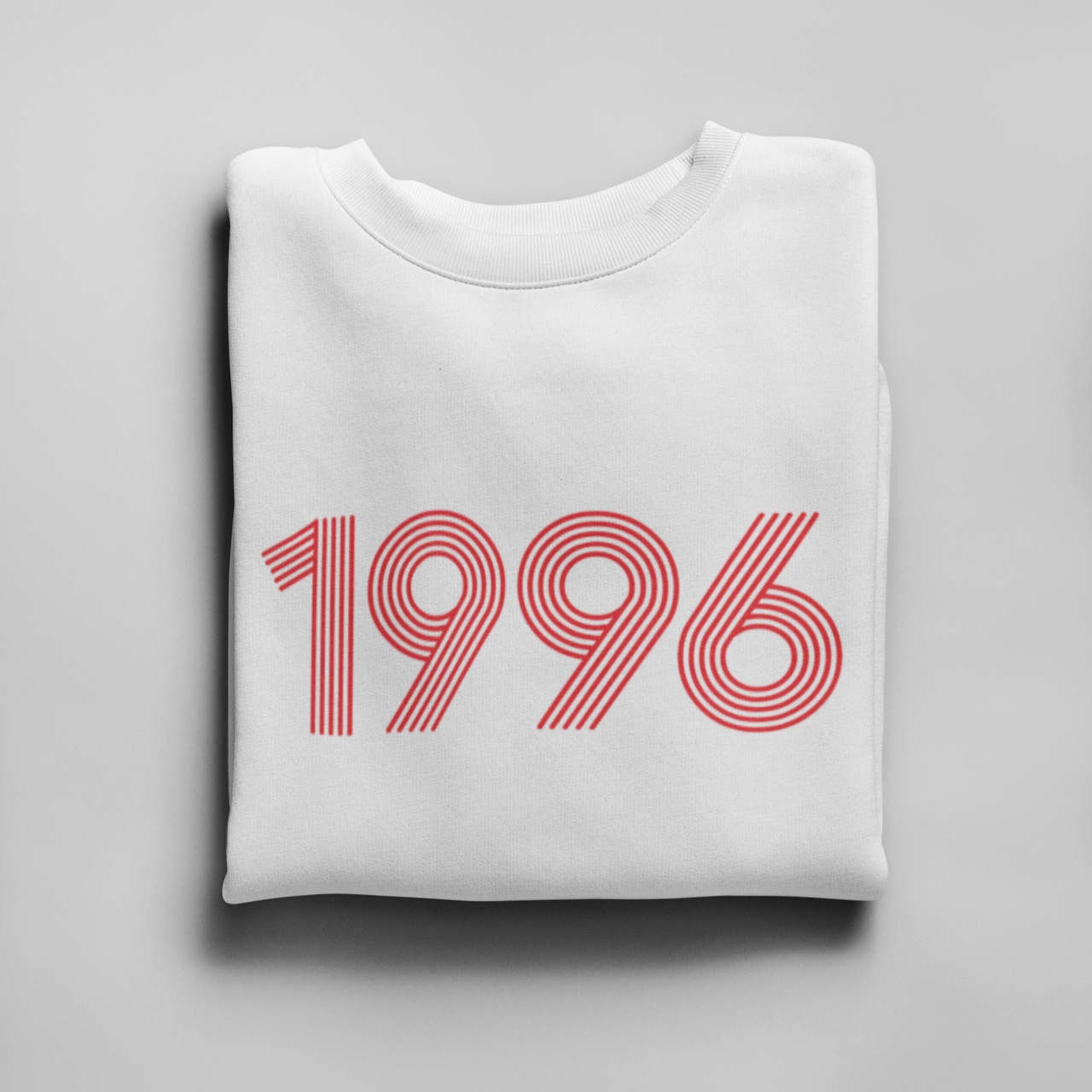 1996 Retro Red Sweater - TalkPeng