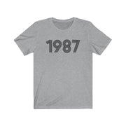 1987 Retro Black Tee - TalkPeng