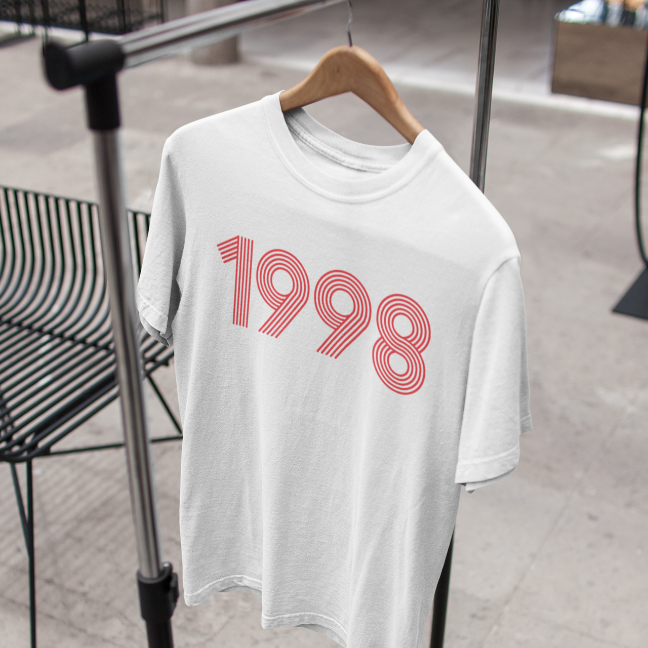 1998 Retro Red Softstyle Tee - TalkPeng