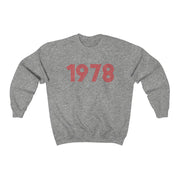 1978 Retro Red Unisex Sweater - TalkPeng