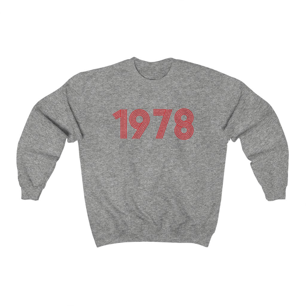 1978 Retro Red Unisex Sweater - TalkPeng