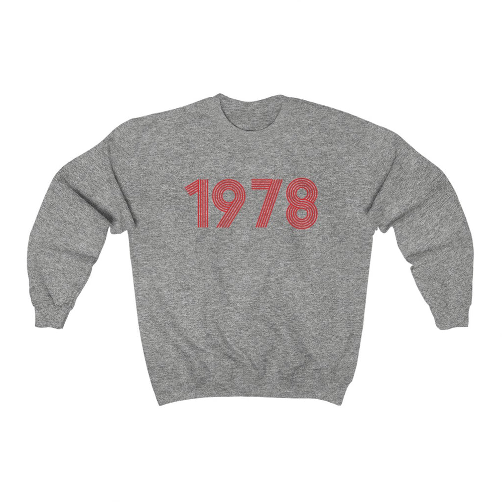 1978 Retro Red Unisex Sweater - TalkPeng