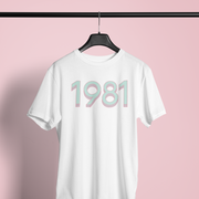 1981 'Mint/Pink' Tee - TalkPeng