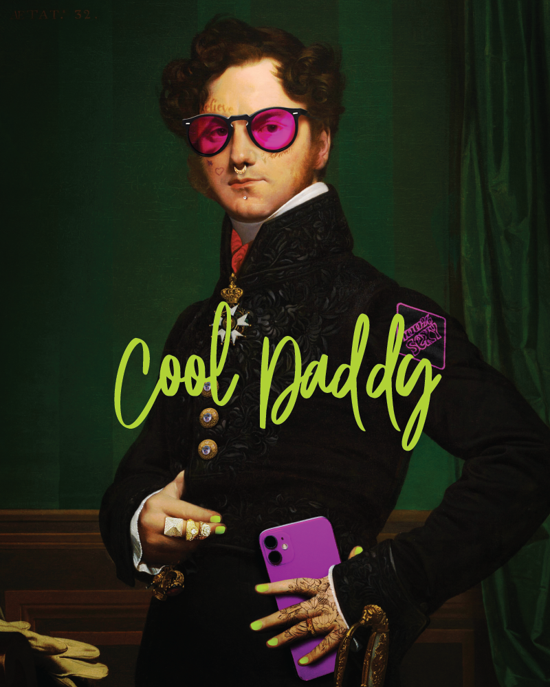 Cool Daddy : Vintage Mood Softstyle Tee - TalkPeng