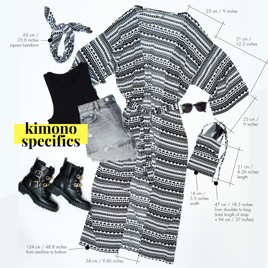 'The Air' Kimono Set - TalkPeng