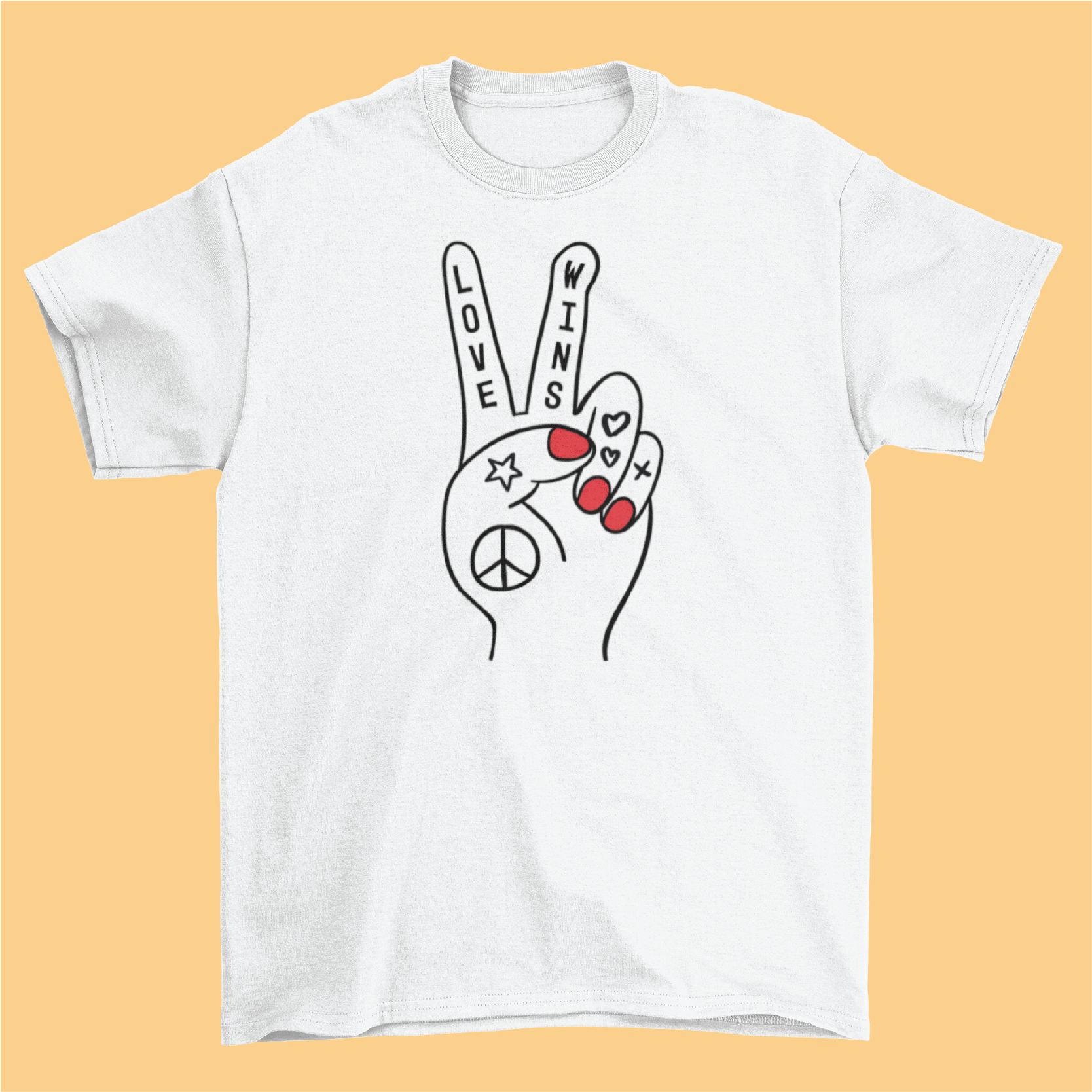 Love Wins B&W Tees - TalkPeng