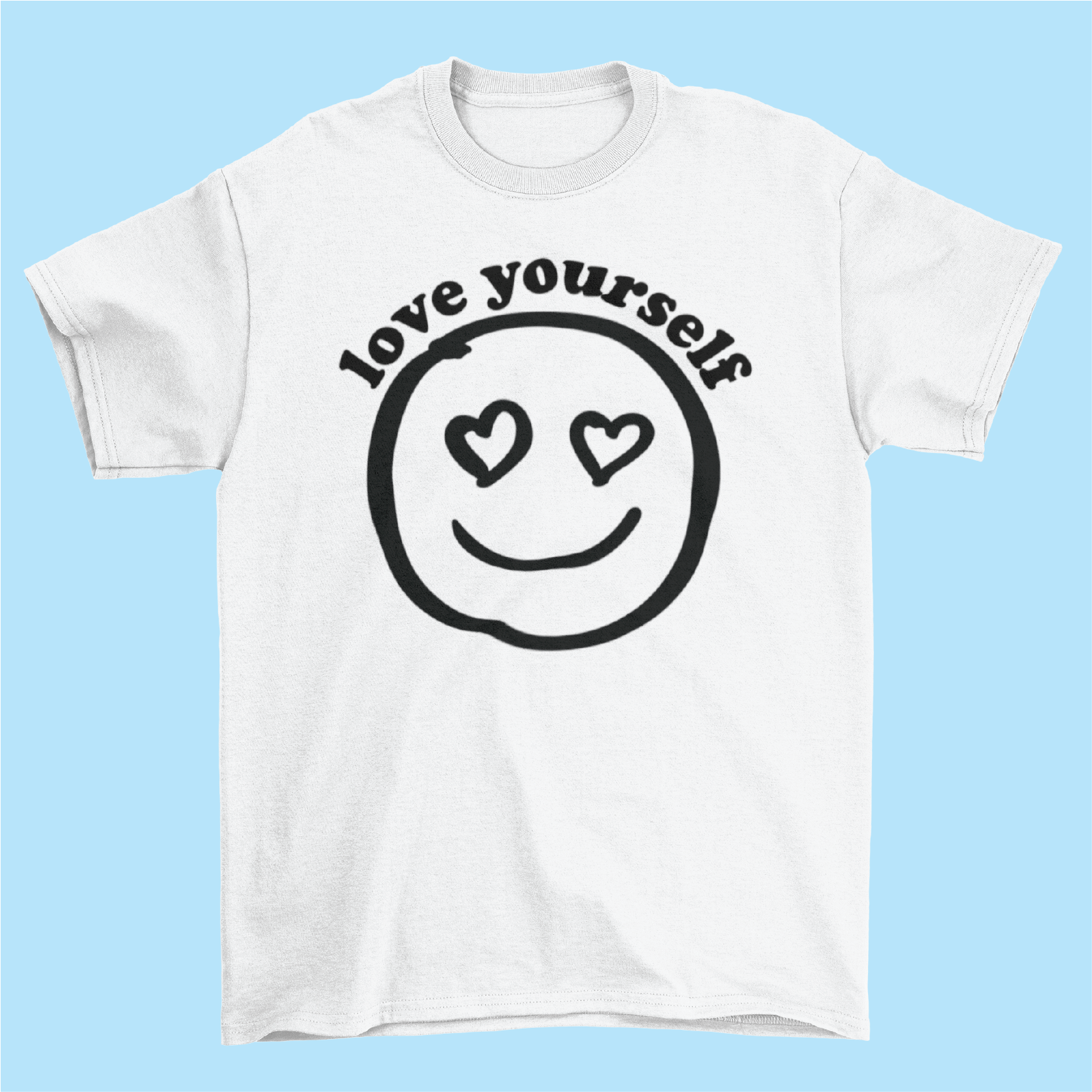 Love Yourself B&W Tees - TalkPeng