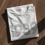 1989 'Mint/Pink' Tee - TalkPeng