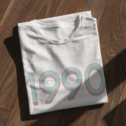 1990 'Mint/Pink' Tee - TalkPeng