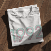 1992 'Mint/Pink' Tee - TalkPeng