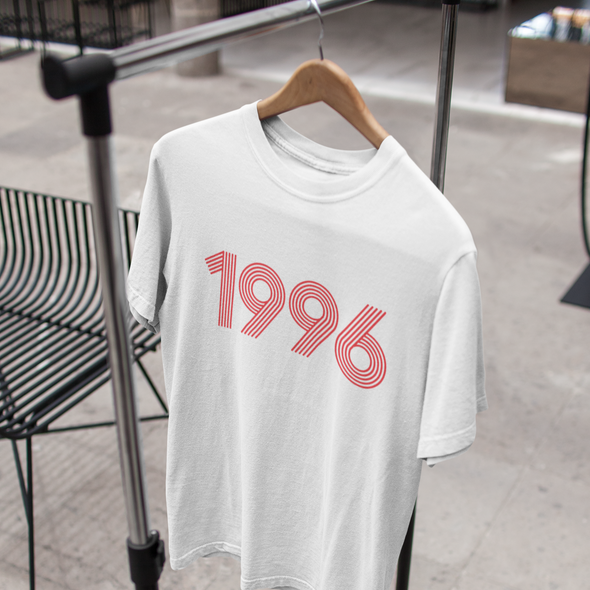 1996 Retro Red Softstyle Tee - TalkPeng