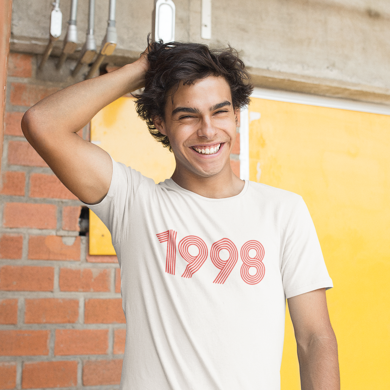 1998 Retro Red Softstyle Tee - TalkPeng