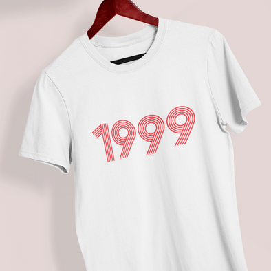 1999 Retro Red Softstyle Tee - TalkPeng