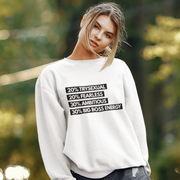 '100% YOU' Unisex Sweater - TalkPeng