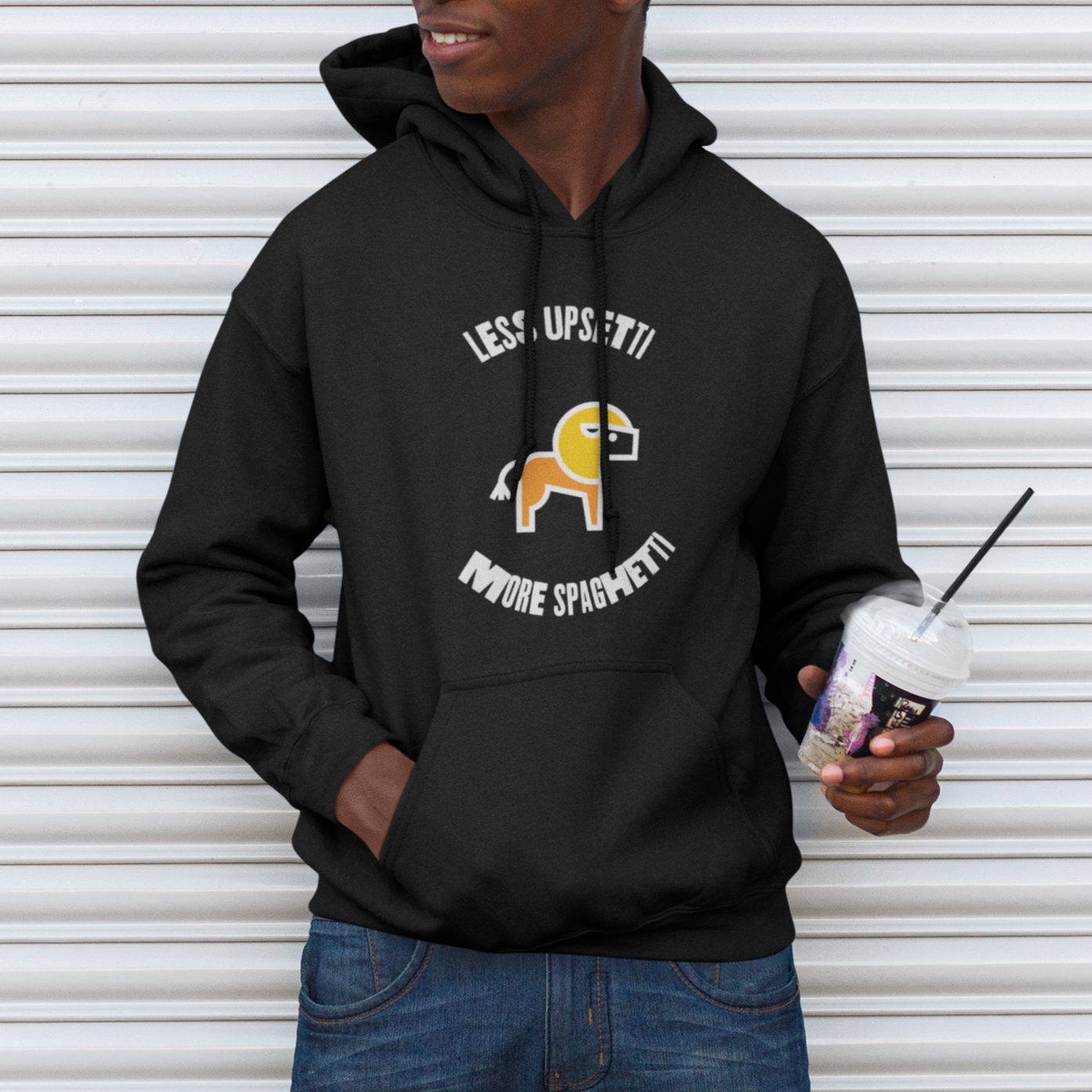 Less upsetti, more spaghetti Hoodie - TalkPeng