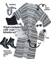 'The Night' Kimono Set - TalkPeng