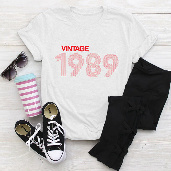 Vintage '89 Jersey Short Tee I - TalkPeng