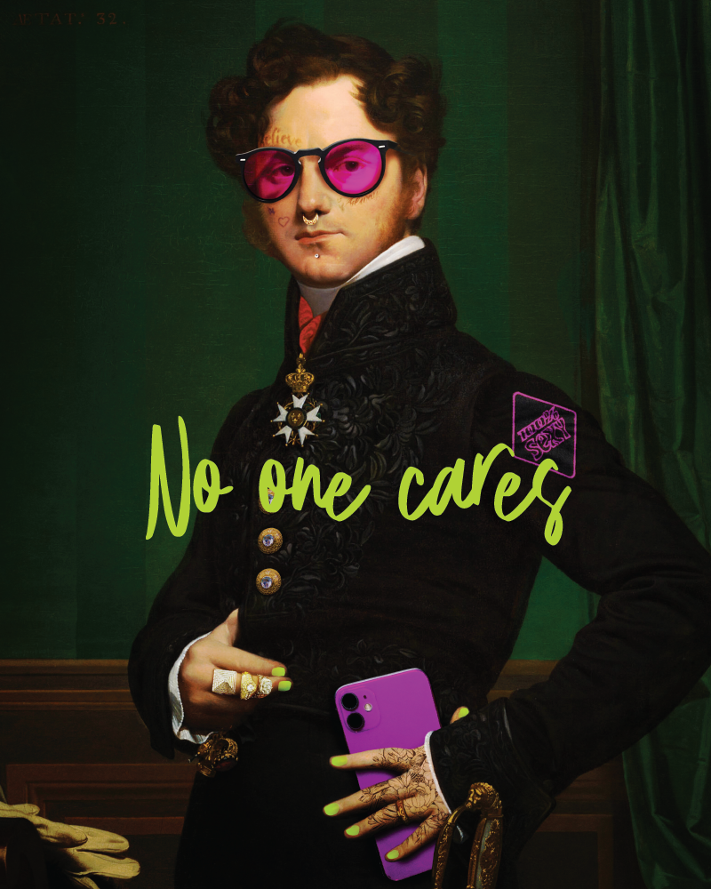 'No one cares' Tee - TalkPeng