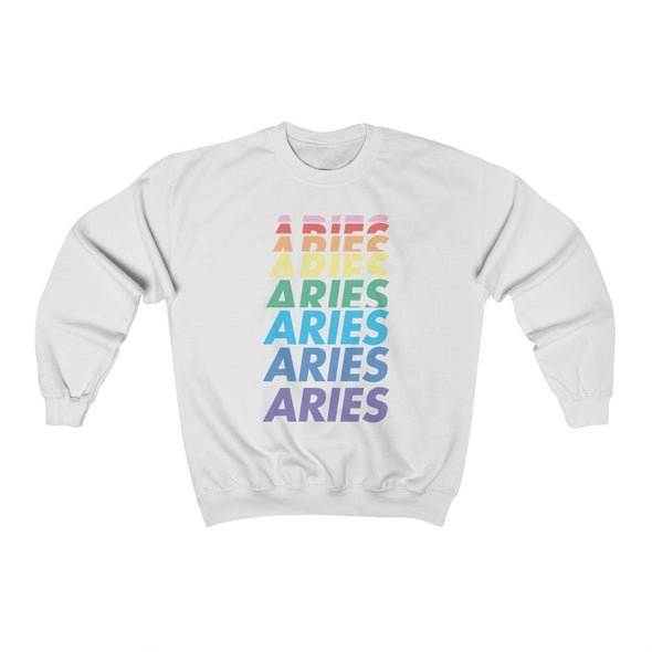 Aries Rainbow Unisex Sweater - TalkPeng
