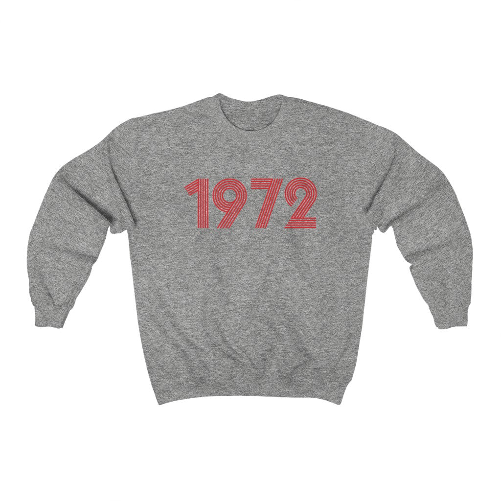 1972 Retro Red Unisex Sweater - TalkPeng