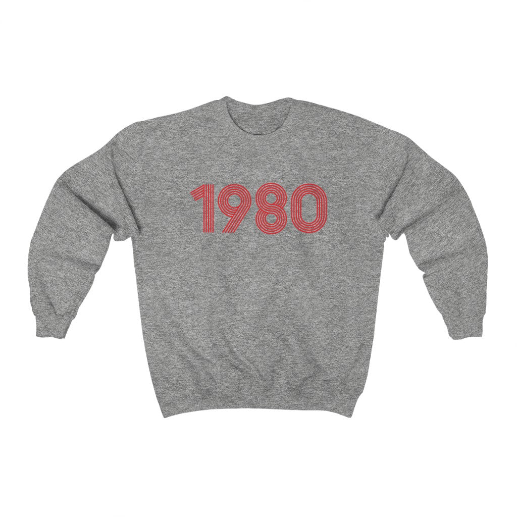 1980 RETRO RED Sweatshirt
